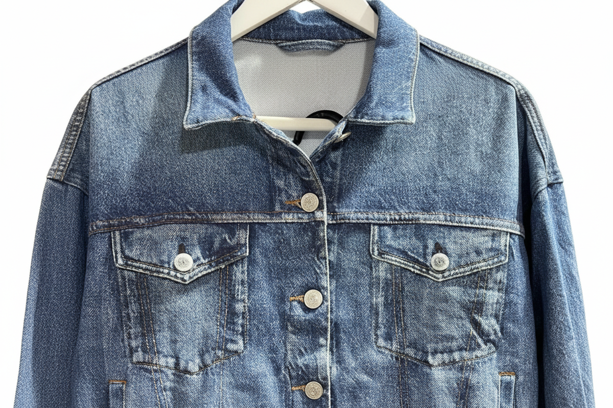 Denim Jacket Front Detail