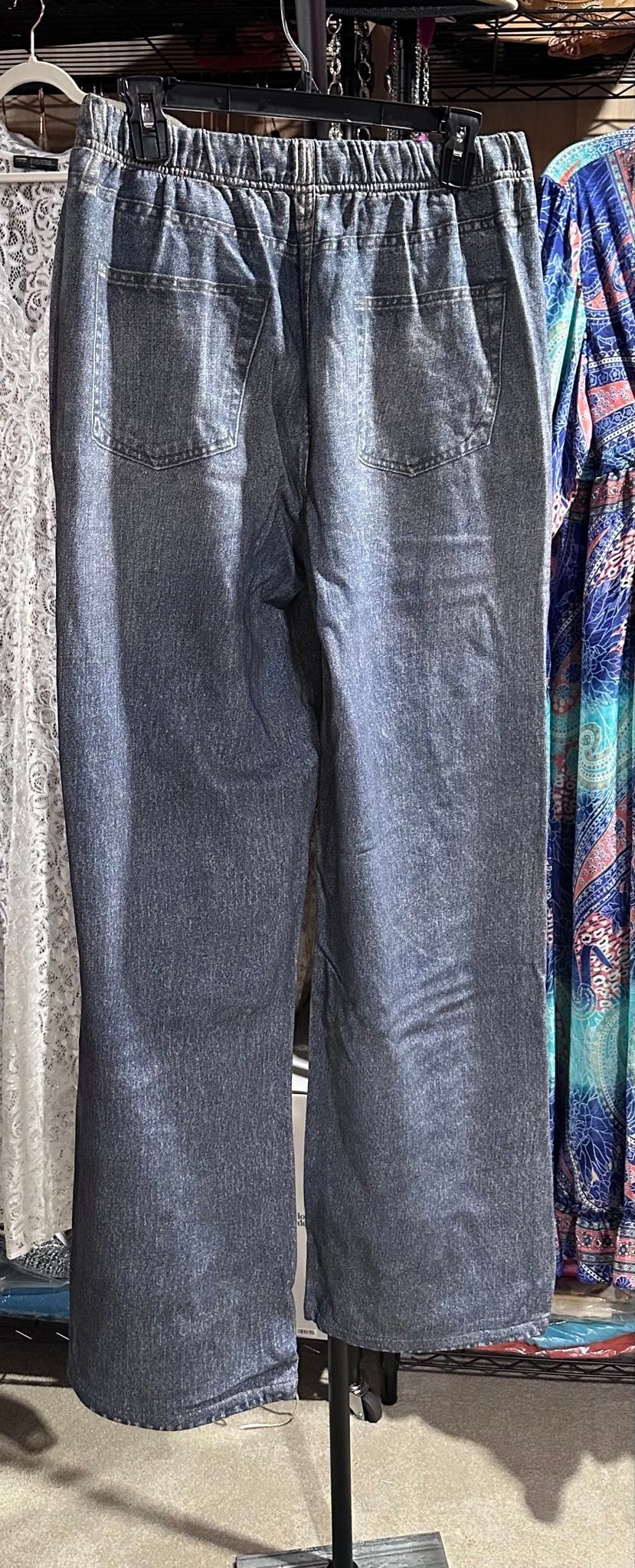 LINE Wide-Leg  Faux Jean