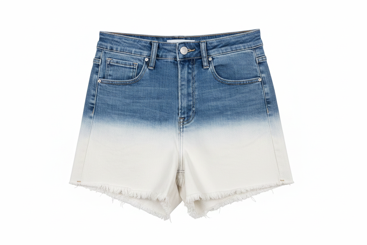 Risen Ombre Shorts Front