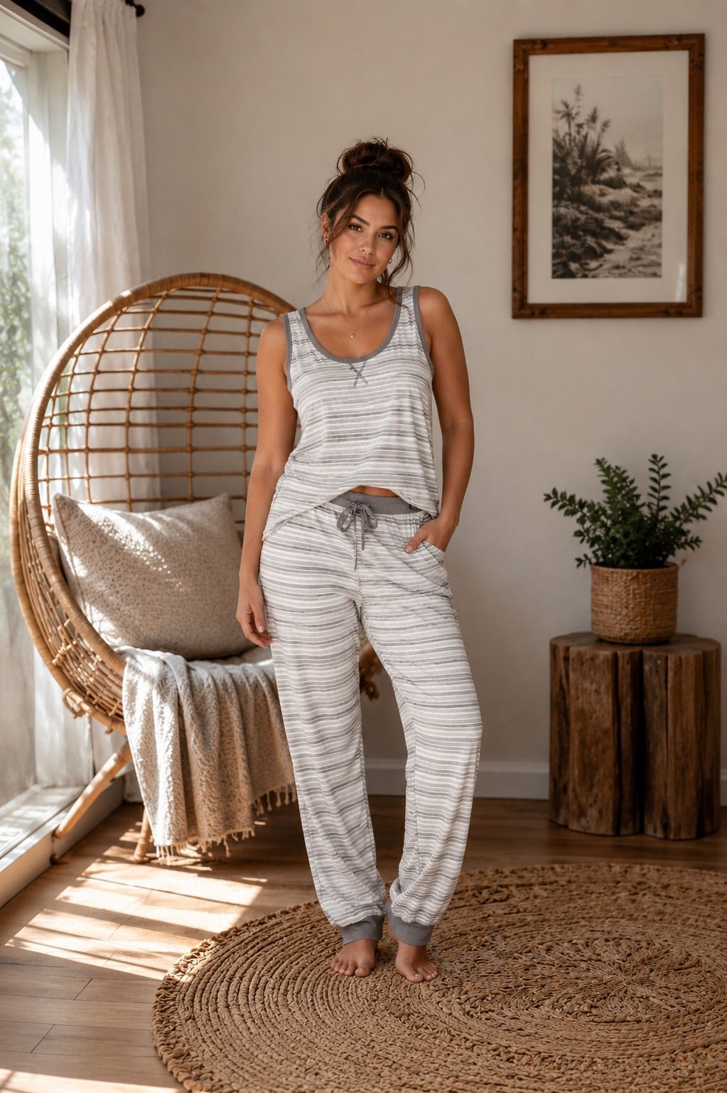 Splendid 2 Piece Lounge Set Grey