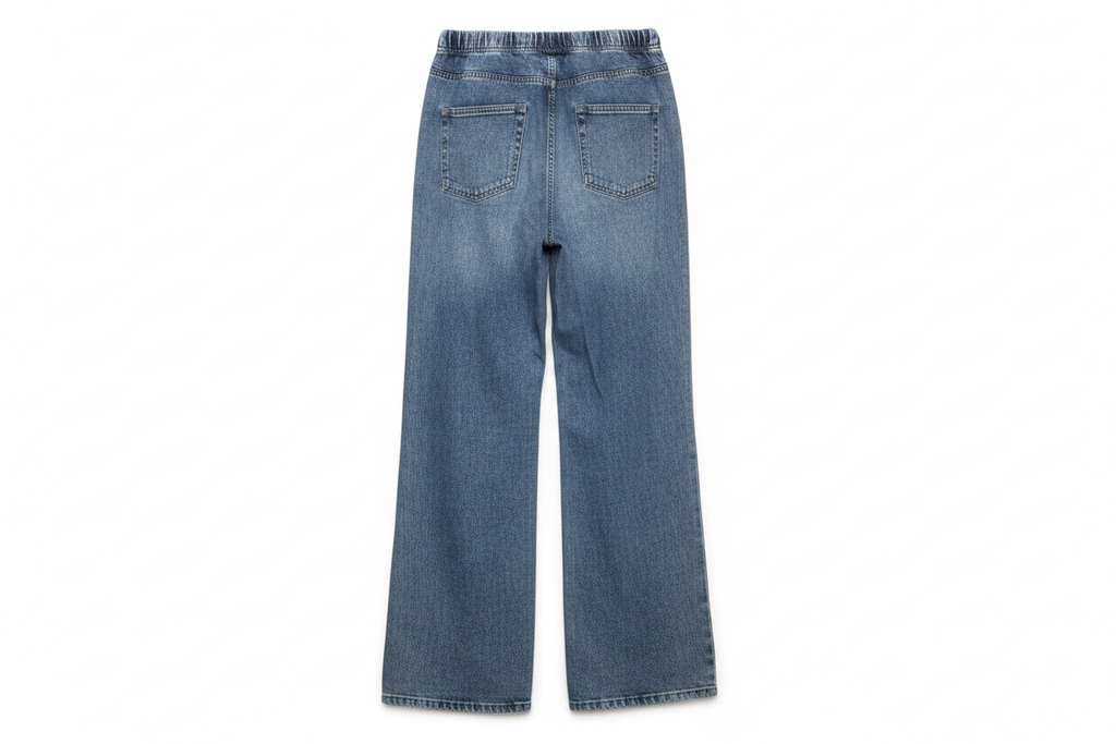 Wide Leg Jeans Back