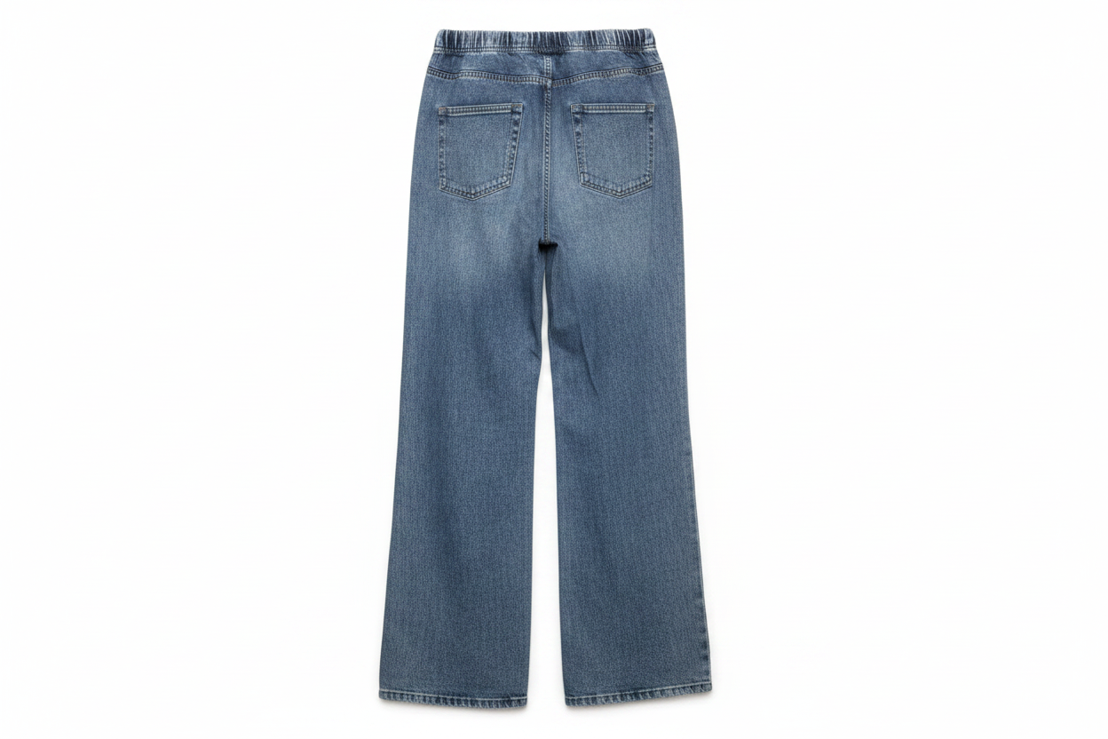Wide Leg Jeans Back