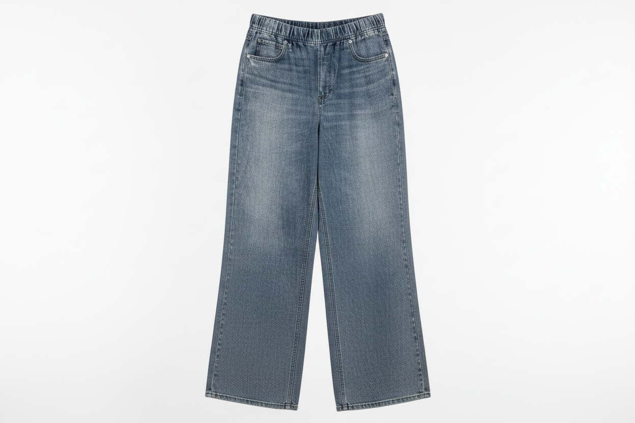 Wide Leg Jeans Front